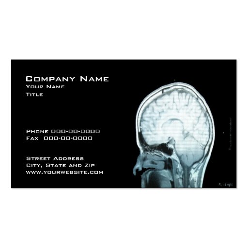 Neurologist Business Card (front side)