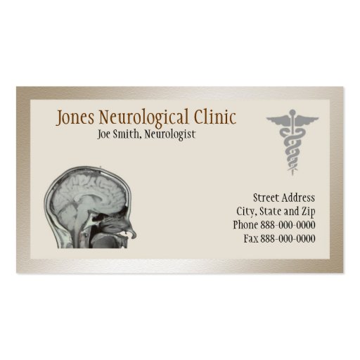 Neurologist Business Card