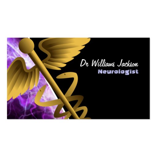 Neurologist Business Cards (front side)