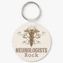 Neurologists Rock Key Chain keychains
