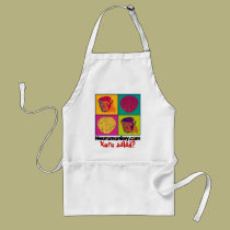 Neuromonkey Apron - Kuru Salad? aprons
