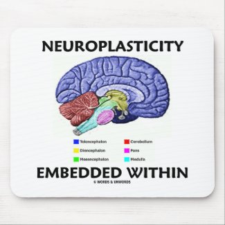 Neuroplasticity Embedded Within (Brain Anatomy) mousepad