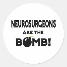 Neurosurgeons Are The Bomb! Sticker