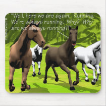 Neurotic Horse Mousepad