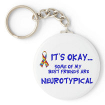 Neurotypical Friends Keychain