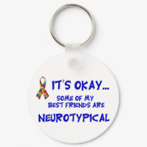 Neurotypical Friends keychains