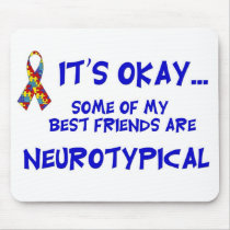 Neurotypical Friends Mouse Mats