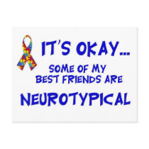 Neurotypical Friends postcards