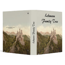 Neuschwanstein Castle, Bavaria, Germany 3 Ring Binder