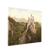 Neuschwanstein Castle, Bavaria, Germany Stretched Canvas Print