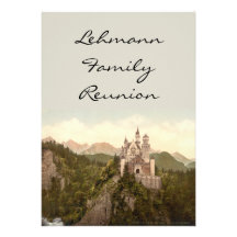 Neuschwanstein Castle, Bavaria, Germany Custom Announcements