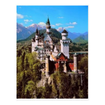 neuschwanstein castle - germany postcards