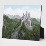 Neuschwanstein Castle Lithograph Photo Plaques Neuschwanstein Castle Lithograph Photo Plaques