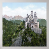 Neuschwanstein Castle Lithograph Posters