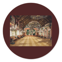 Neuschwanstein Castle Upper Bavaria Germany Round Sticker
