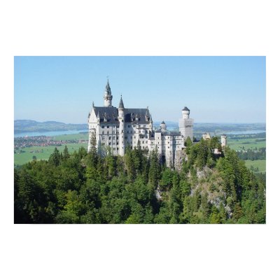 Neuschwanstein: The Fairy-tale Castle Poster by seley