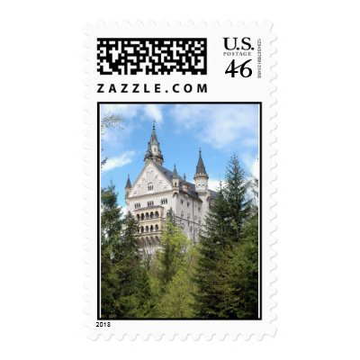 Neuschwanstein Up Close Stamp by providencephoto