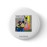 Neutered Dog Funny Cartoon Novelty Button