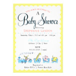 Neutral Animal Train | Retro Baby Shower Custom Invites