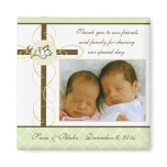 Neutral Baptism/Christening Favor - Photo Magnet