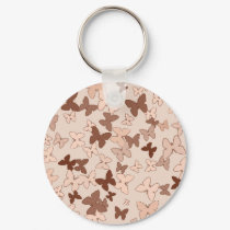 Neutral Butterfly Keychain by emele2 Neutral Butterfly Keychain