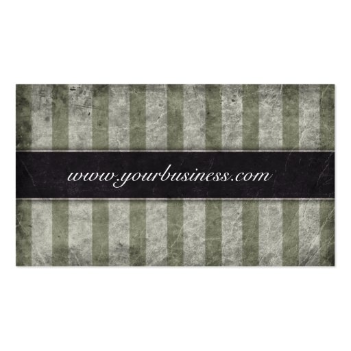 Neutral Colors Grunge Stripes Business Cards (front side)