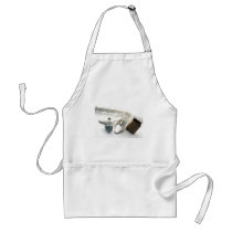 Neutral Elegant Wedding aprons by heatherannechaney Neutral Elegant Wedding aprons