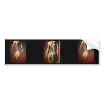 Neutral Nude 2 bumper stickers by taiche Neutral Nude 2 bumper stickers