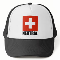 NEUTRAL (Swiss Flag) Cap hats