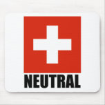 NEUTRAL (Swiss Flag) Mousepad