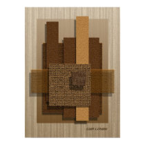 'Neutral Textures & Shadows' posters
