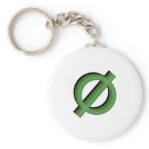 Neutrois 3d Green Keychain