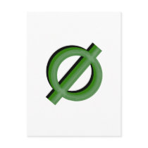 Neutrois 3d Green Post Card