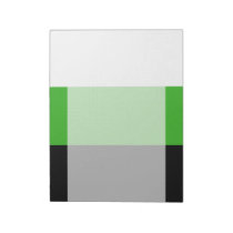Neutrois flag notepad