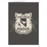 Nevada Birder Shield Note Card