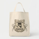 Nevada Birder Shield Grocery Tote