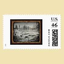 Nevada City, 1852 by Joseph Blaney Starkweather stamps