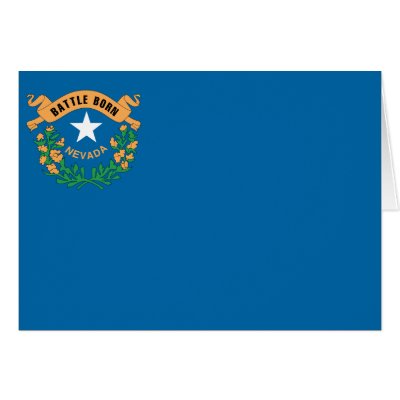 NEVADA FLAG CARDS by flagshirts