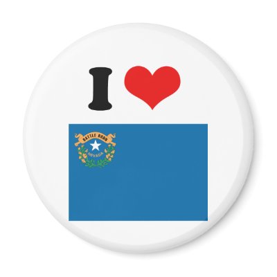 NEVADA FLAG REFRIGERATOR MAGNETS by flagshirts