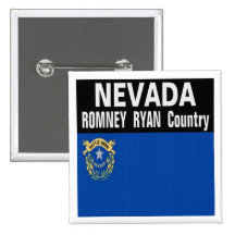 NEVADA is Romney Ryan Country Button