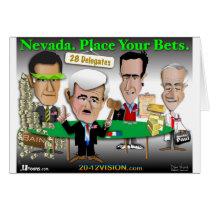 Nevada. Place Your Bets Greeting Card