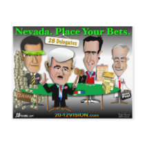 Nevada. Place Your Bets Post Cards