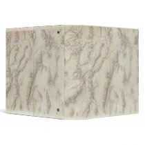 Nevada Plateau Topographical Vinyl Binder