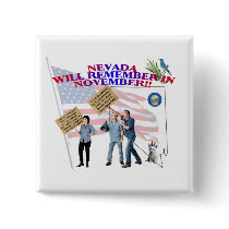 Nevada - Return Congress to the People! Pinback Buttons