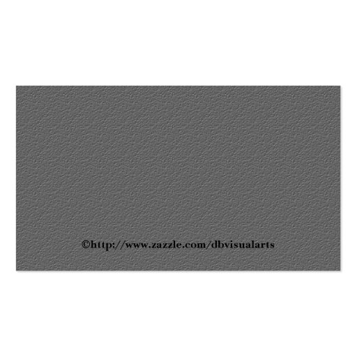 Nevada State  Business card  carved stone look (back side)