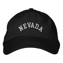 Nevada State Embroidered embroidered hats by EmbroiderGifts Nevada State Embroidered embroidered hats