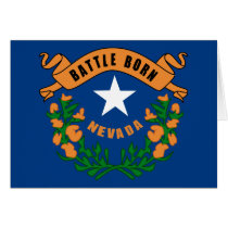 Nevada State Flag Greeting Card
