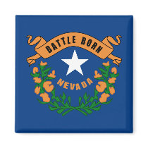 Nevada State Flag magnets by 1791dotus Nevada State Flag magnets
