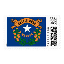 Nevada State Flag Postage Stamps