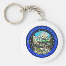 Nevada State Seal Key Chain